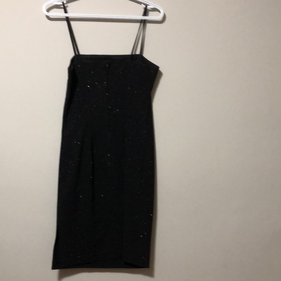 ✨EUC BEECHERS BROOK, LITTLE BLACK DRESS. SZ M. DRESS SPARKLES IN THE LIGHT - Picture 3 of 7